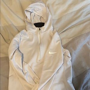 Nike dri-fit long sleeve quarter zip hoodie